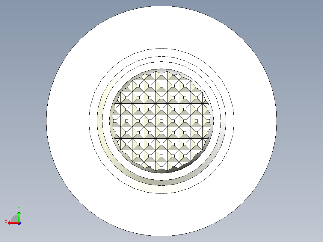 半圓定位珠螺絲(迴轉防止A)2270-3D多系列多零件图纸模型后视图