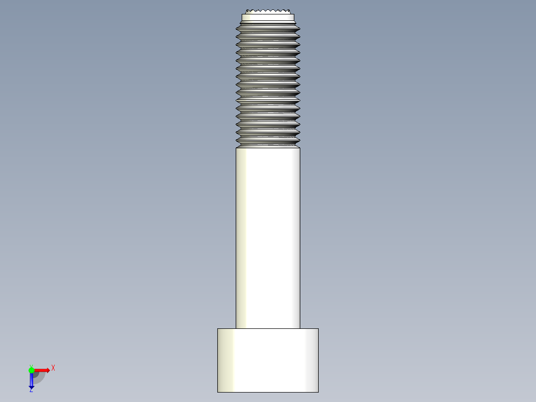 半圓定位珠螺絲(迴轉防止A)2270-3D多系列多零件图纸模型俯视图