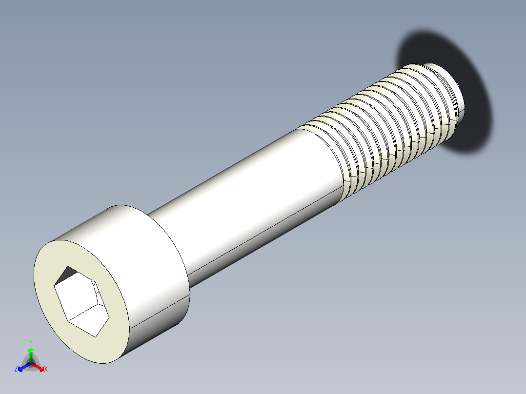 半圓定位珠螺絲(迴轉防止A)2270-3D多系列多零件图纸模型正等轴测图