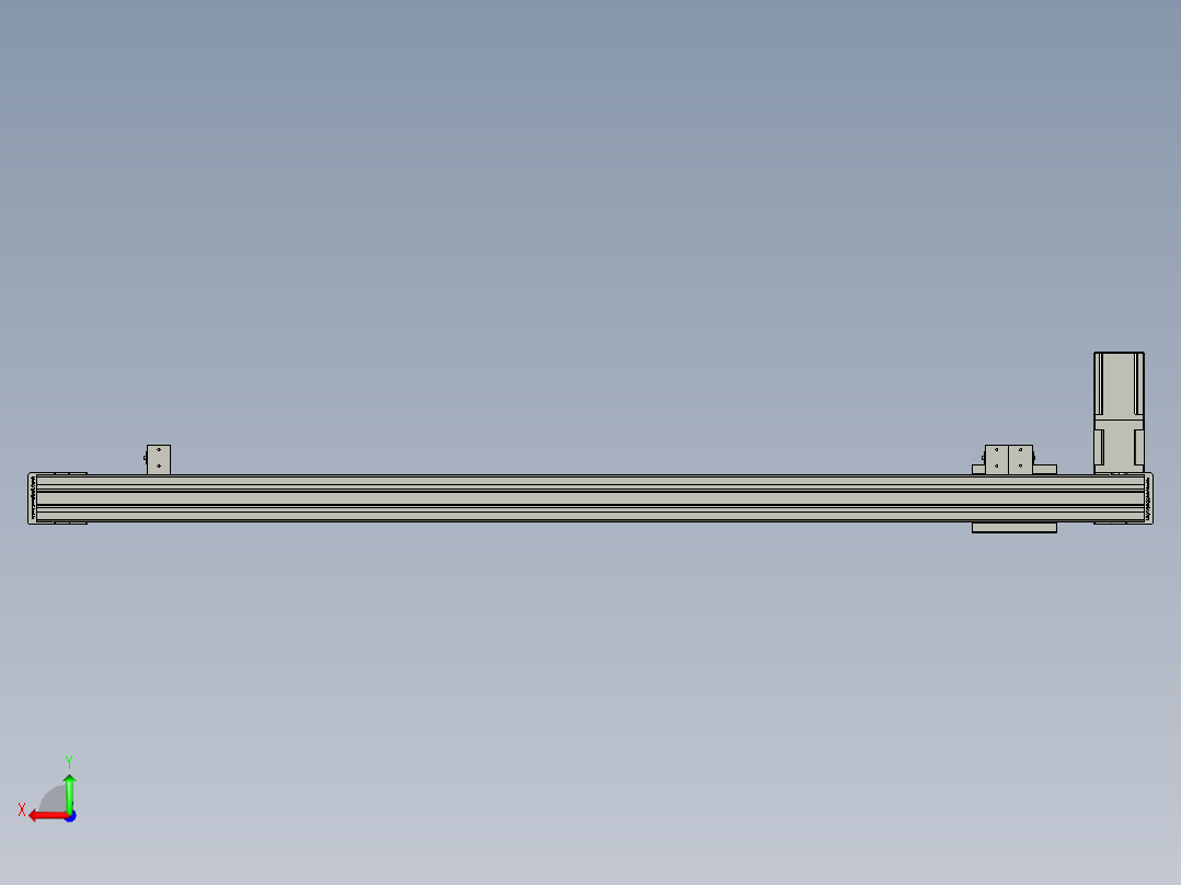 威洛博LB.GB同步带传动--欧规系列EBF5-L11-S1000-BR-P20-C4后视图