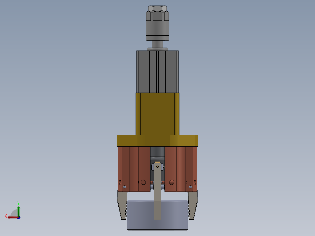 柔性四爪气动机械手1534429===40后视图