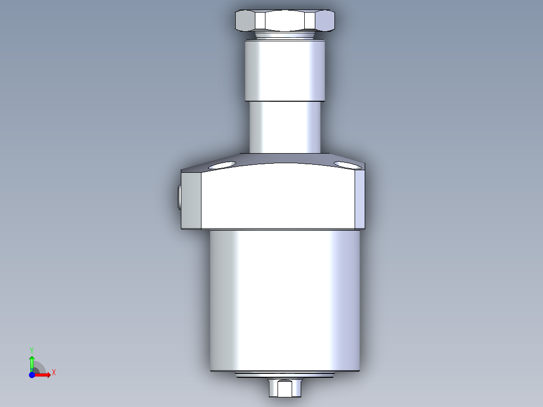 KOSMEKLHA0750-GLD多系列多零件图纸模型前视图