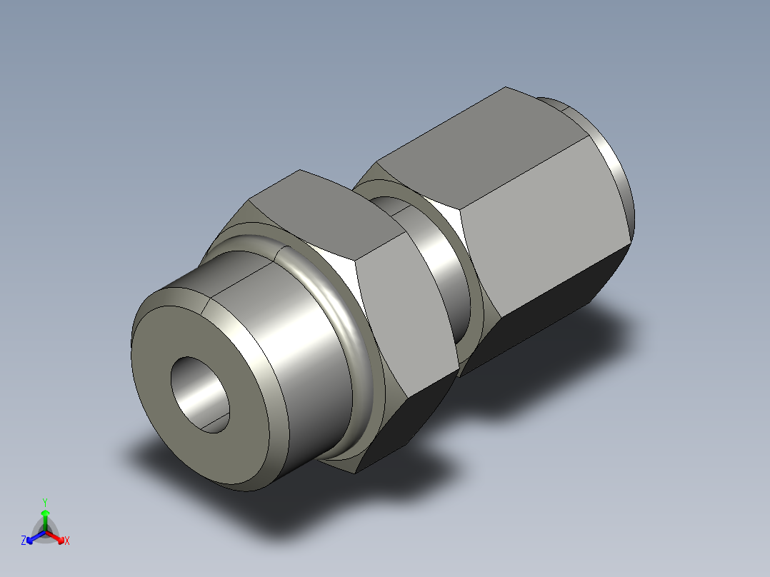 卡套式工业通用硬管接头6-8_f5bu-s