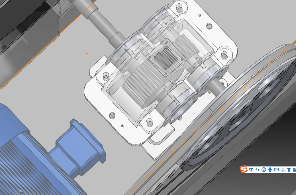 苹果自动称量分级机SW三维图