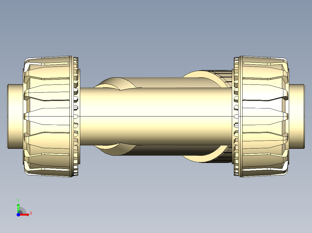 1RVUIM 与承插焊女性联盟末端过滤器沉积物，公制系列前视图