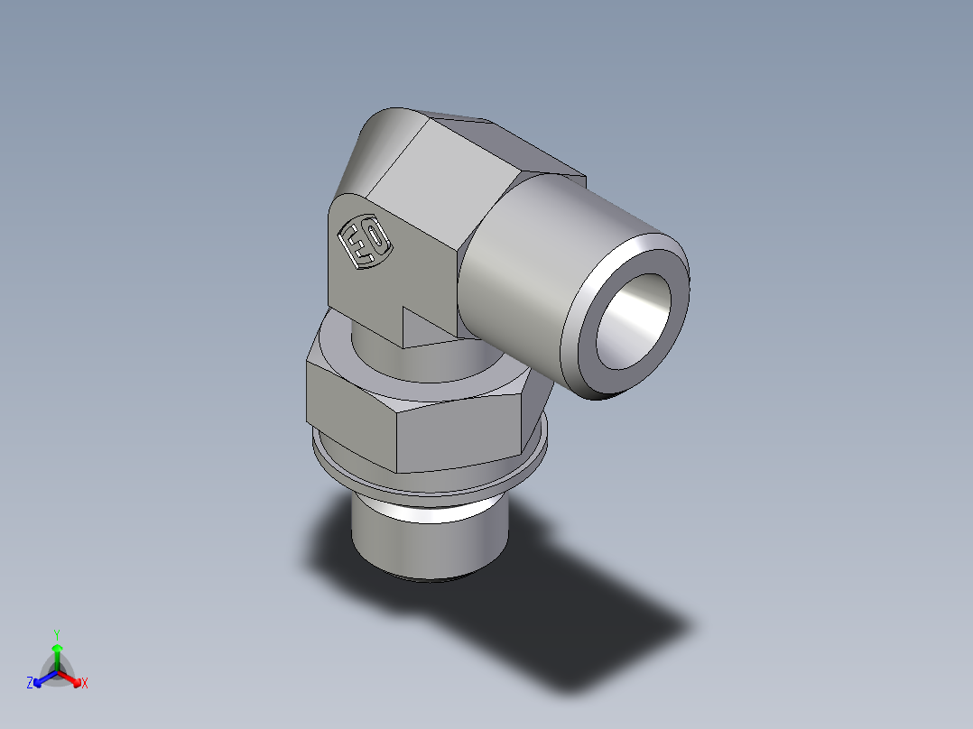 卡套式工业通用硬管接头EO_Adjustable_Locknut_elbow_WEE06SMOROMDCF