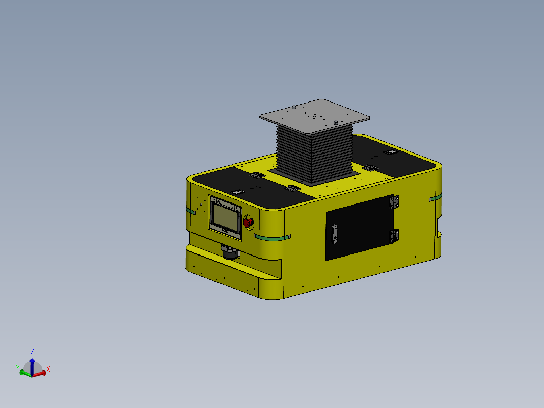 带顶升的AGV小车sw22可编辑