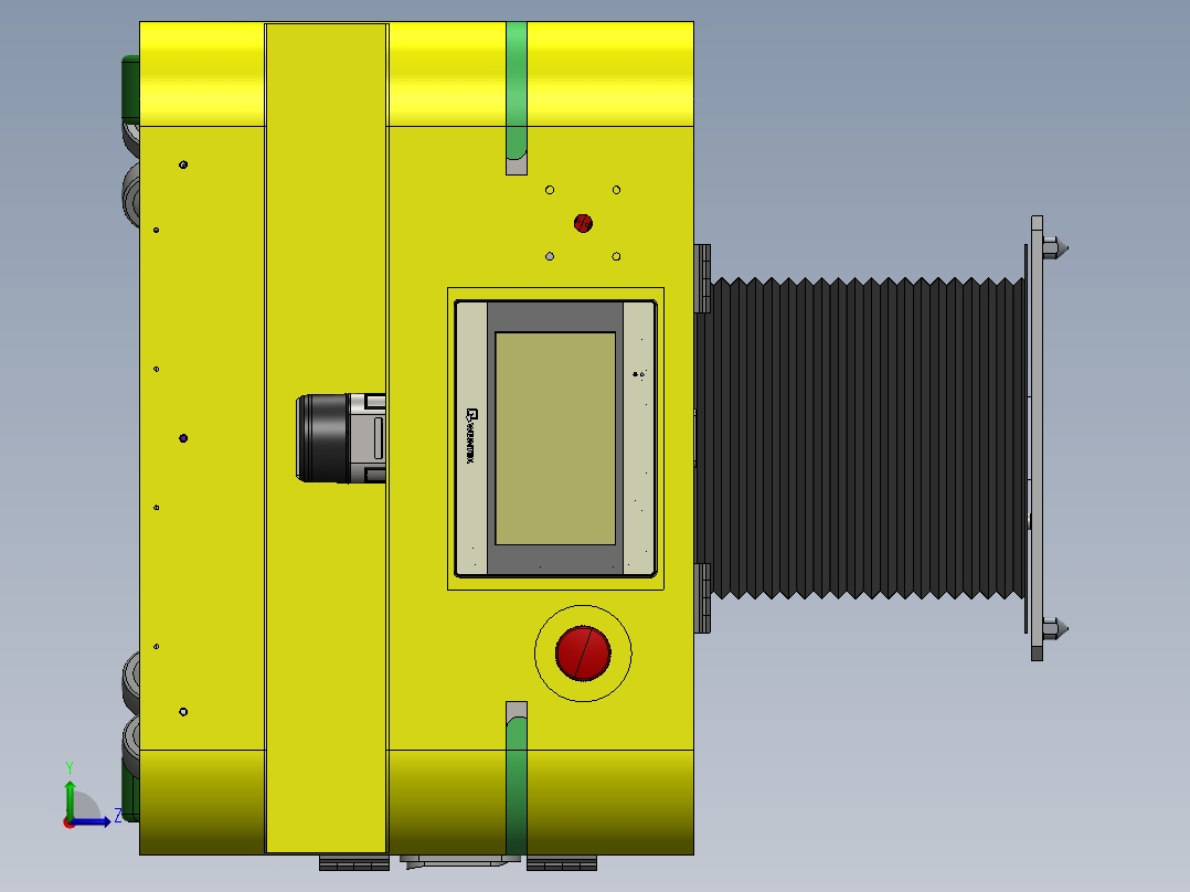 带顶升的AGV小车sw22可编辑左视图