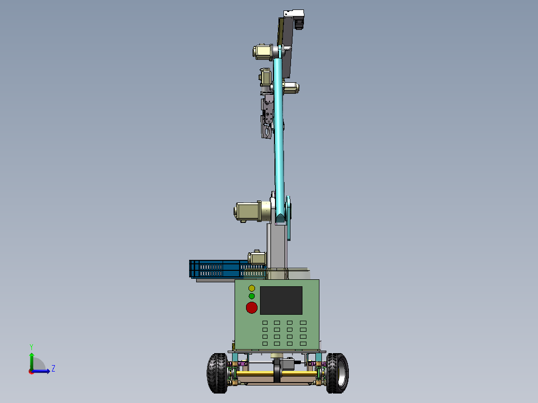 水果采摘机器人sw22左视图