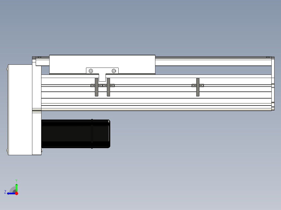 Toyo东佑达直线模组-ETH22-200-BM-400W+煞車右视图
