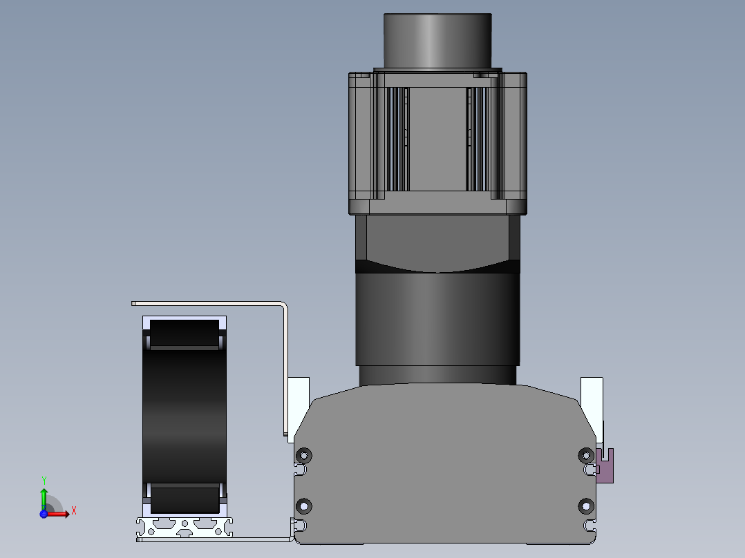 MTM齿轮齿条型MTM22-BC-1000W前视图