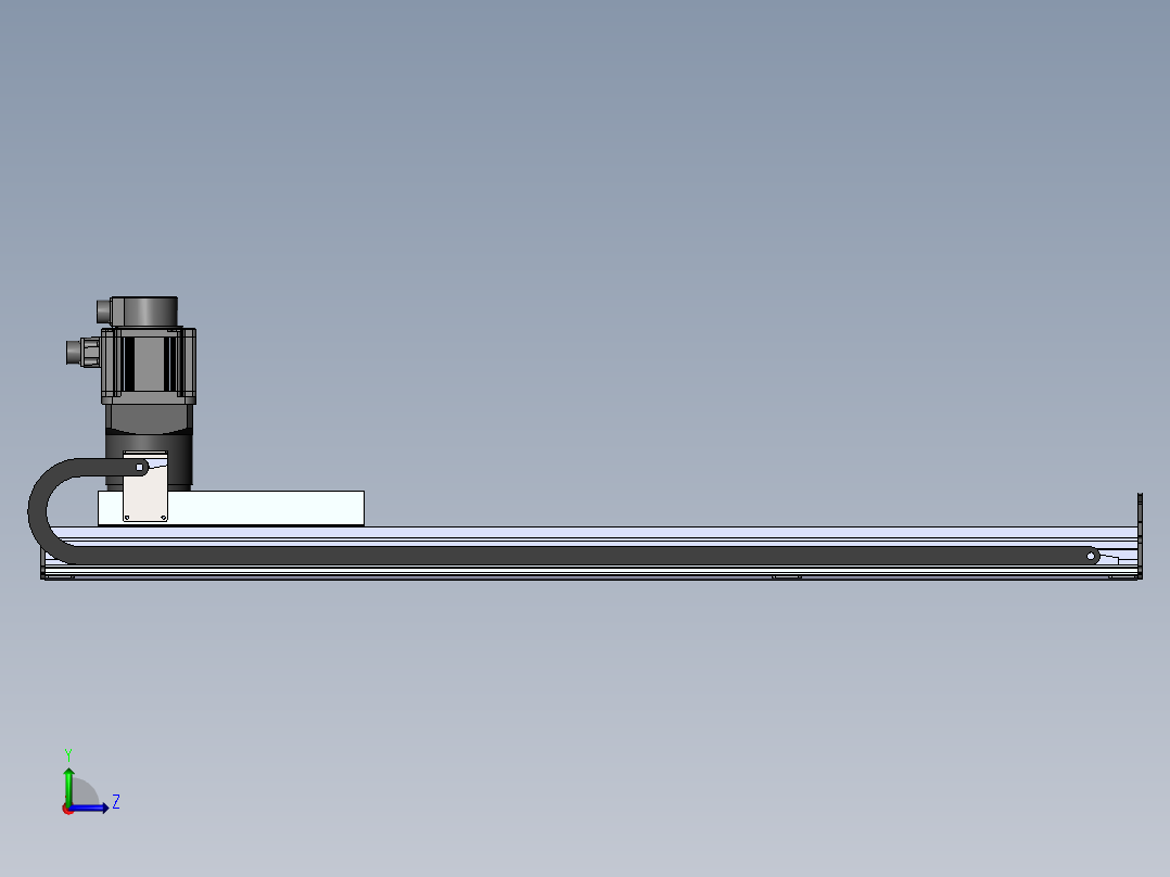 MTM齿轮齿条型MTM22-BC-1000W左视图