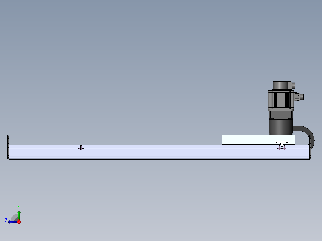 MTM齿轮齿条型MTM22-BC-1000W右视图