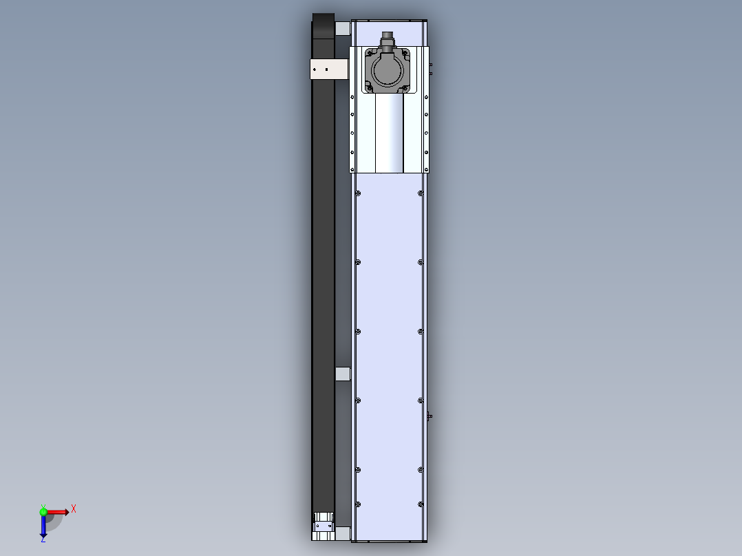 MTM齿轮齿条型MTM22-BC-1000W俯视图