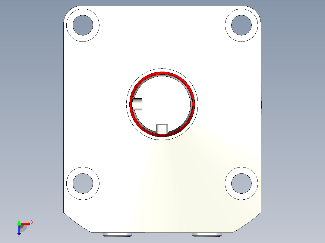 KOSMEKWHE2500-2GR-F多系列多零件图纸模型多系列多零件图纸模型俯视图