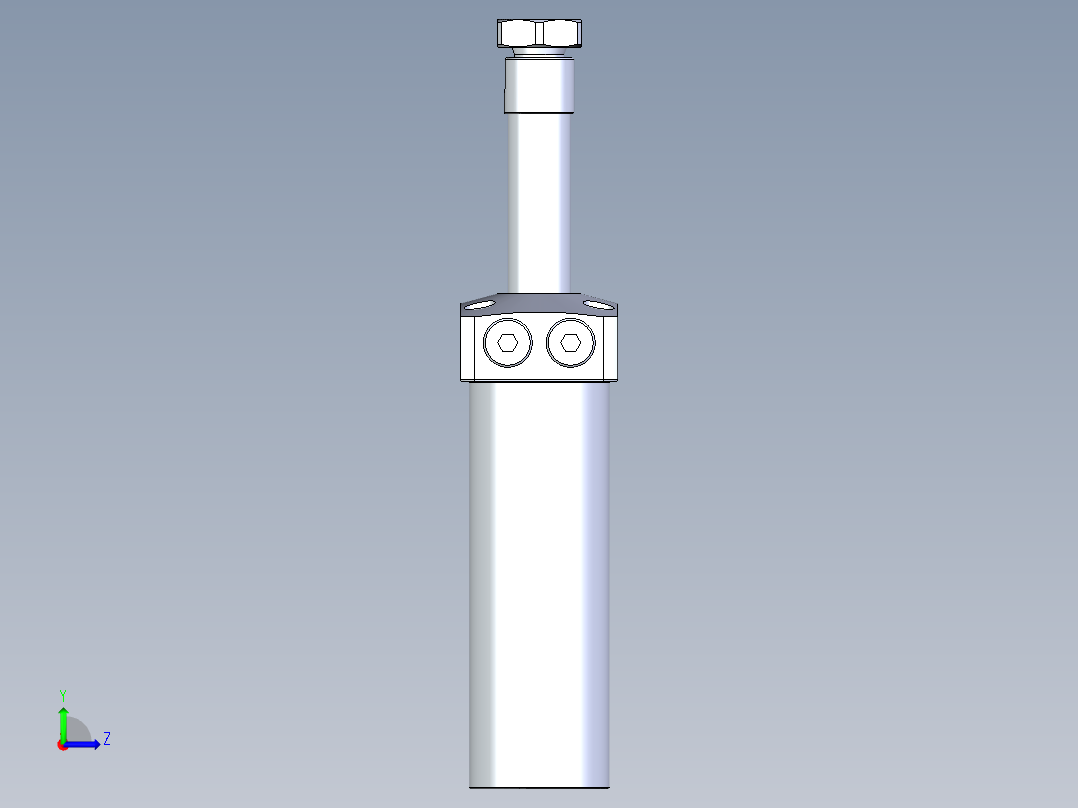 KOSMEKLHA0400-CL-Q40多系列多零件图纸模型左视图