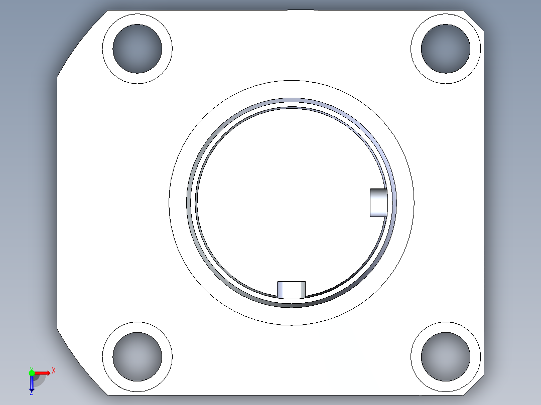 KOSMEKLHA1050-SL-F多系列多零件图纸模型俯视图