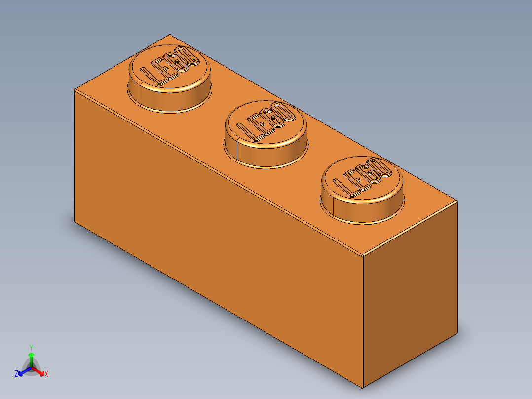 乐高套装 4421基本积木-4118787 - 3622 Bright Orange Brick 1 x 3.STEP