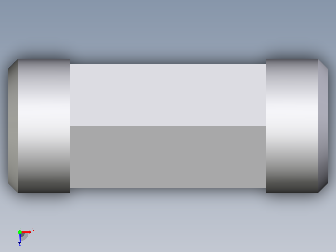 卡套式工业通用硬管接头EO_Male_stud_run_tee_TE18LR71X俯视图