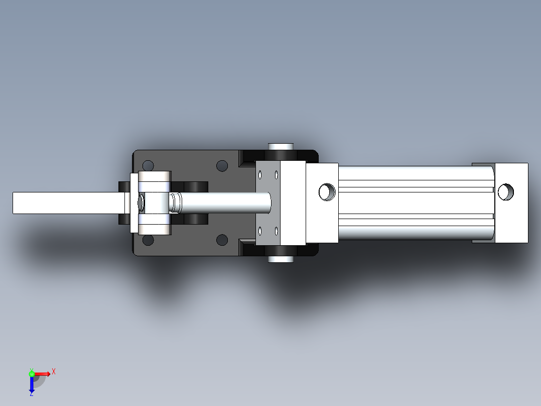 气动扳手俯视图