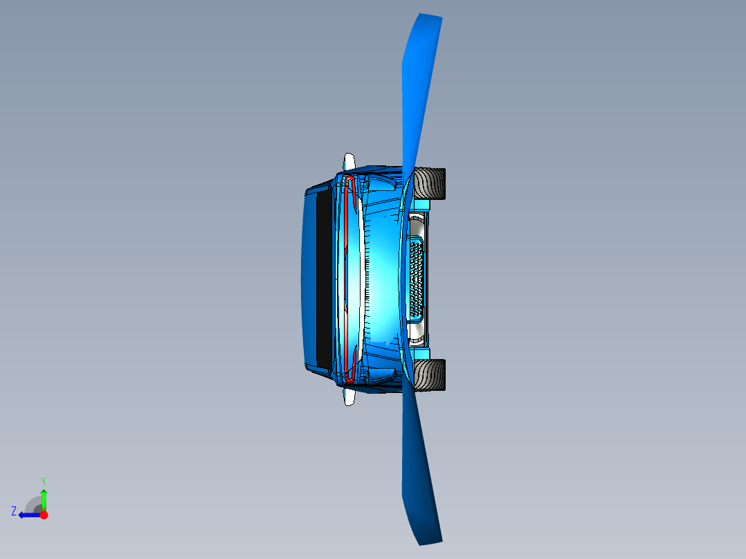 汽车车身 (22)右视图
