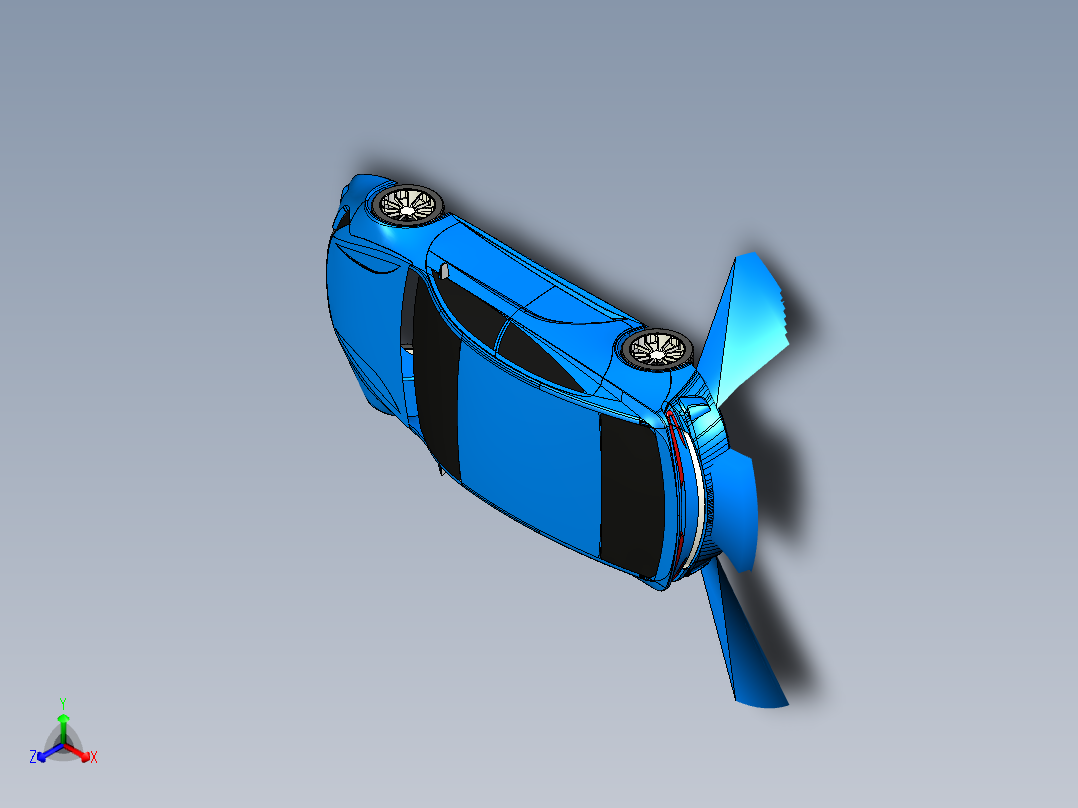 汽车车身 (22)正等轴测图