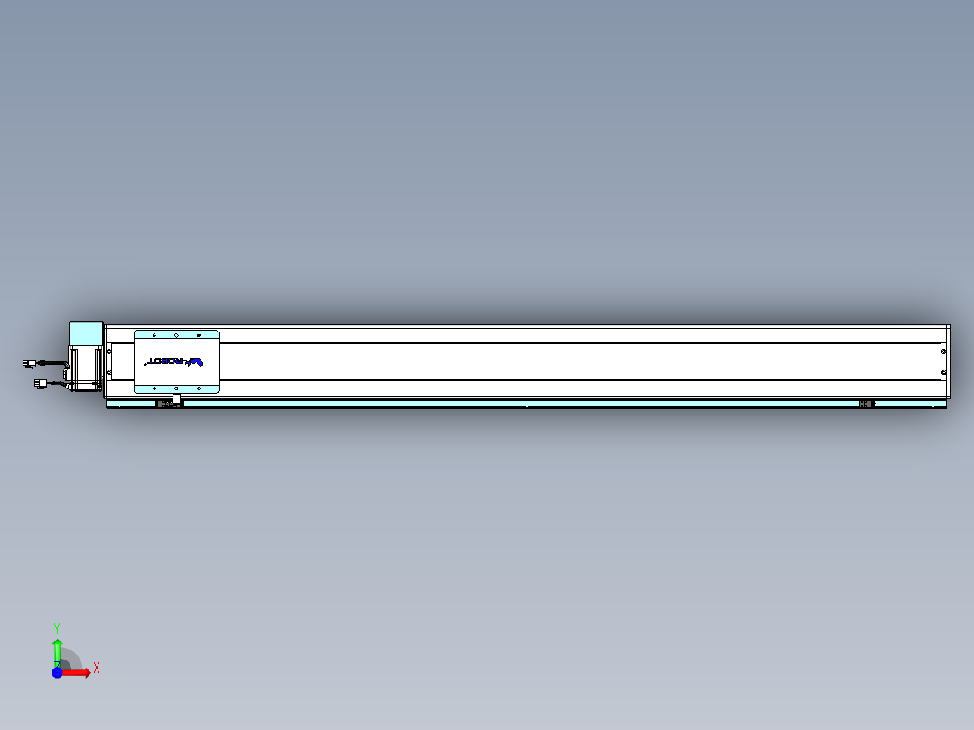 威洛博VBC同步带传动一无尘环境VBC14-L45-S1300-BRU-ZP40-C3前视图