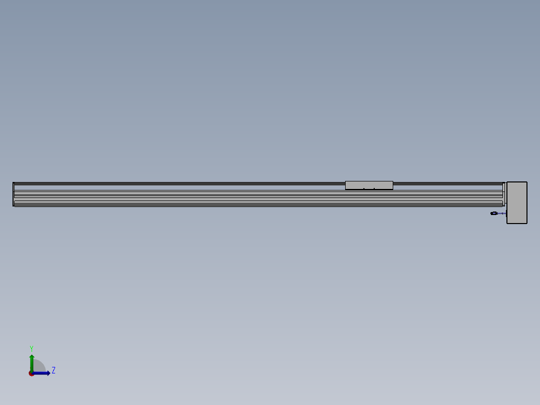 精密模组MT220-L150-2000-LD-M75-C4左视图