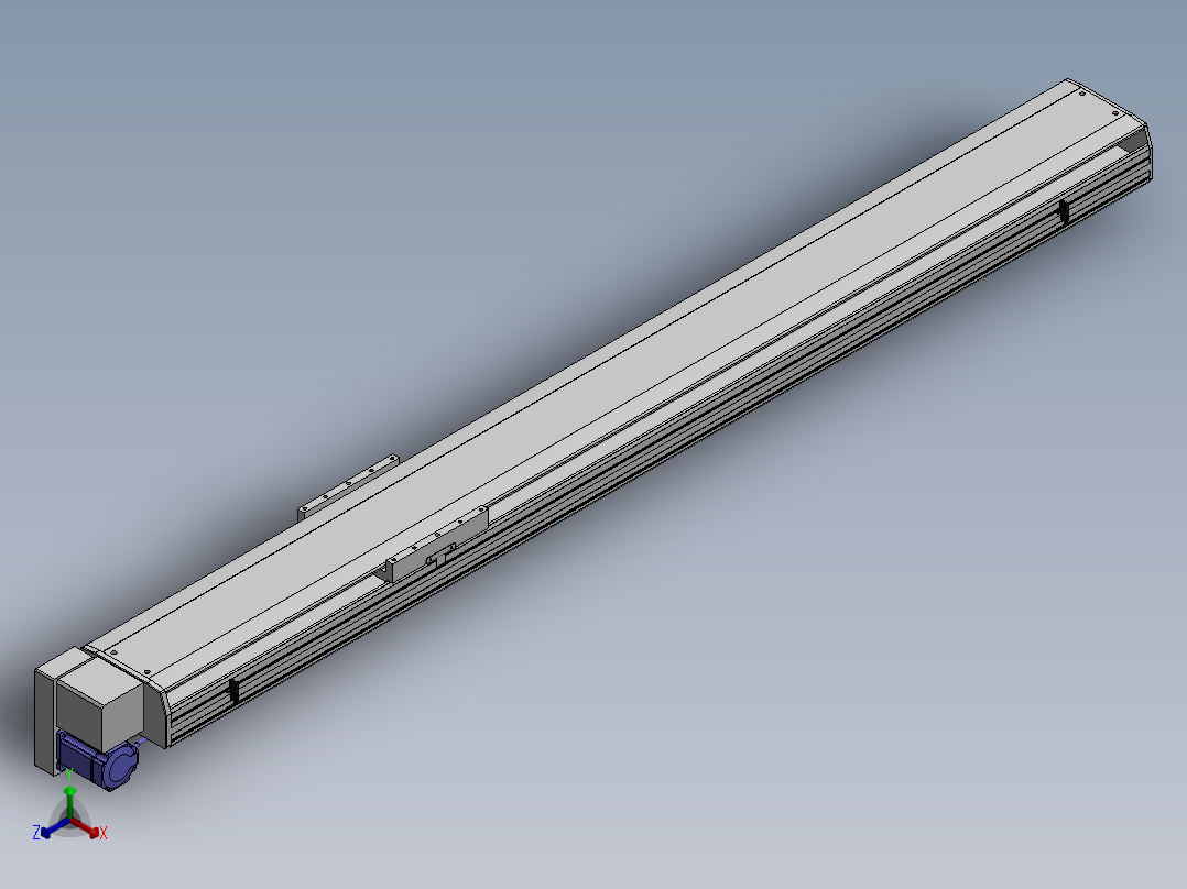 精密模组MT220-L150-2000-LD-M75-C4正等轴测图