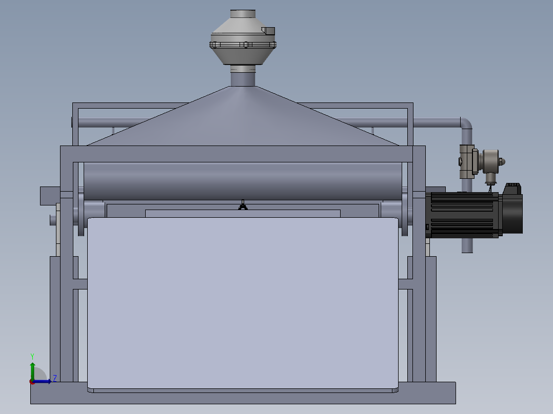 管用涂覆机sw18可编辑左视图