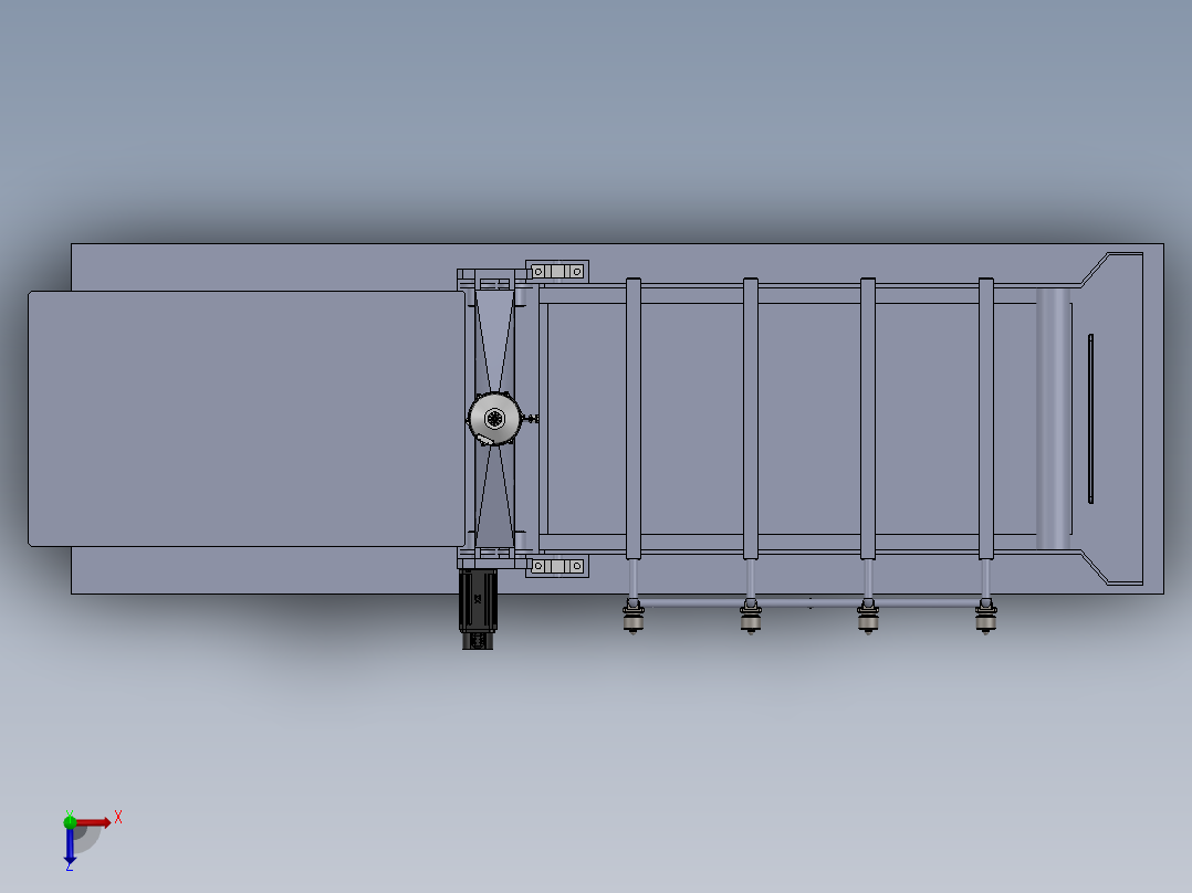 管用涂覆机sw18可编辑俯视图