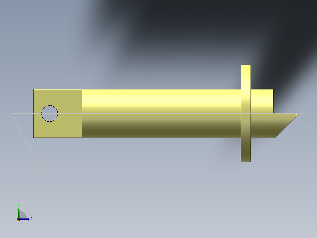 S7 停止棘左视图