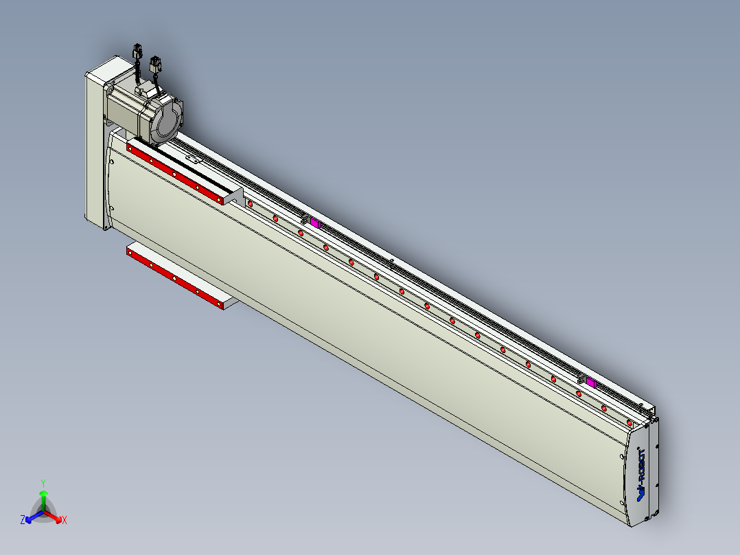 威洛博QF20-Lxx-C-S900-BR-ZP75-C3正等轴测图