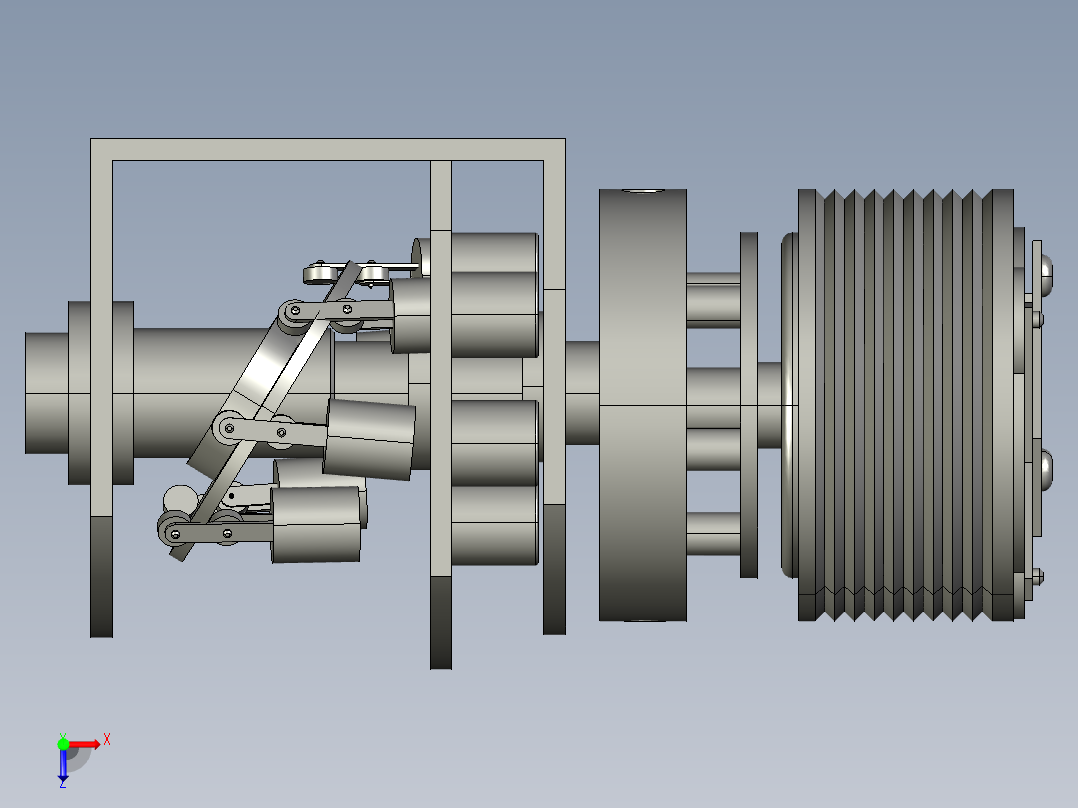 汽车空调压缩机--2--stp俯视图
