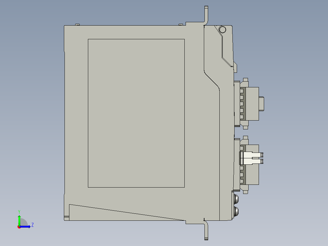 MADKT1107E伺服控制器左视图