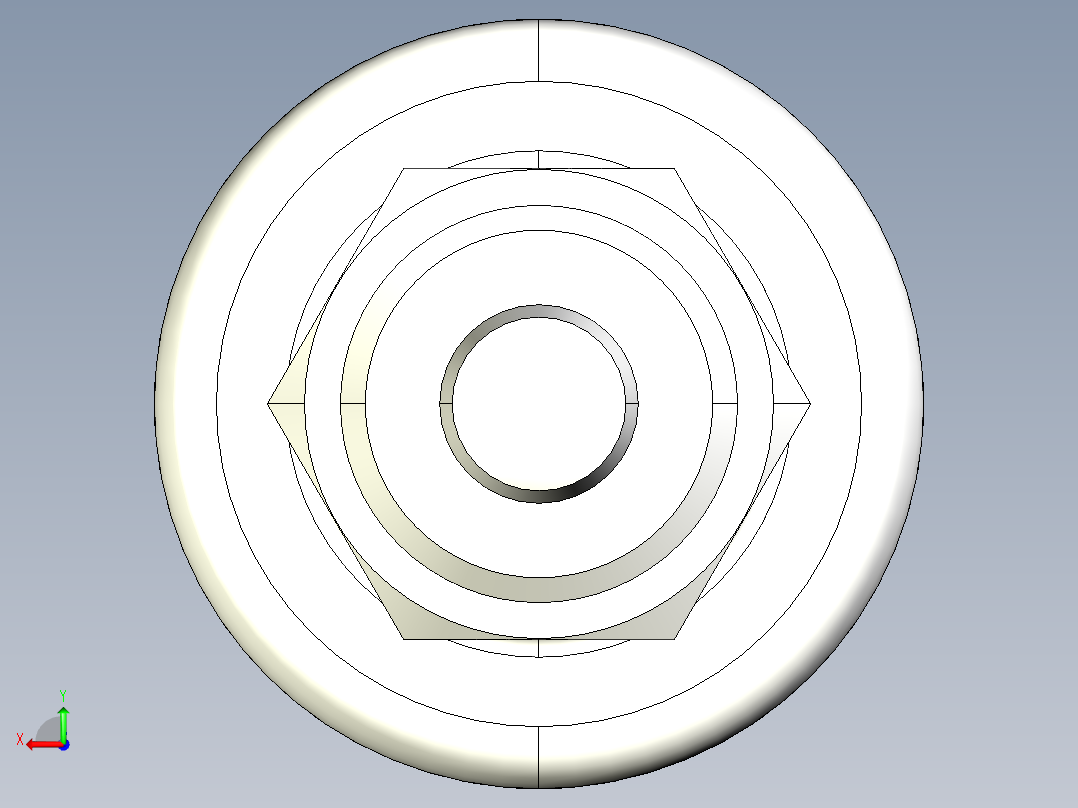 分割定位柱(無卡鎖A)2212-3D多系列多零件图纸模型后视图