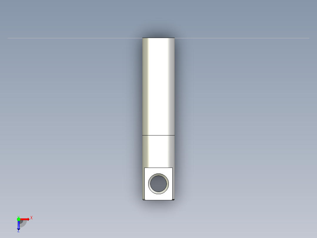 拉伸彈簧配件AIPO.SAIPO-3D多系列多零件图纸模型俯视图