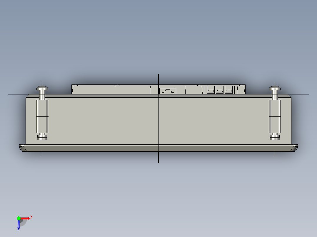基恩士LK-HD1001_kc图纸模型俯视图