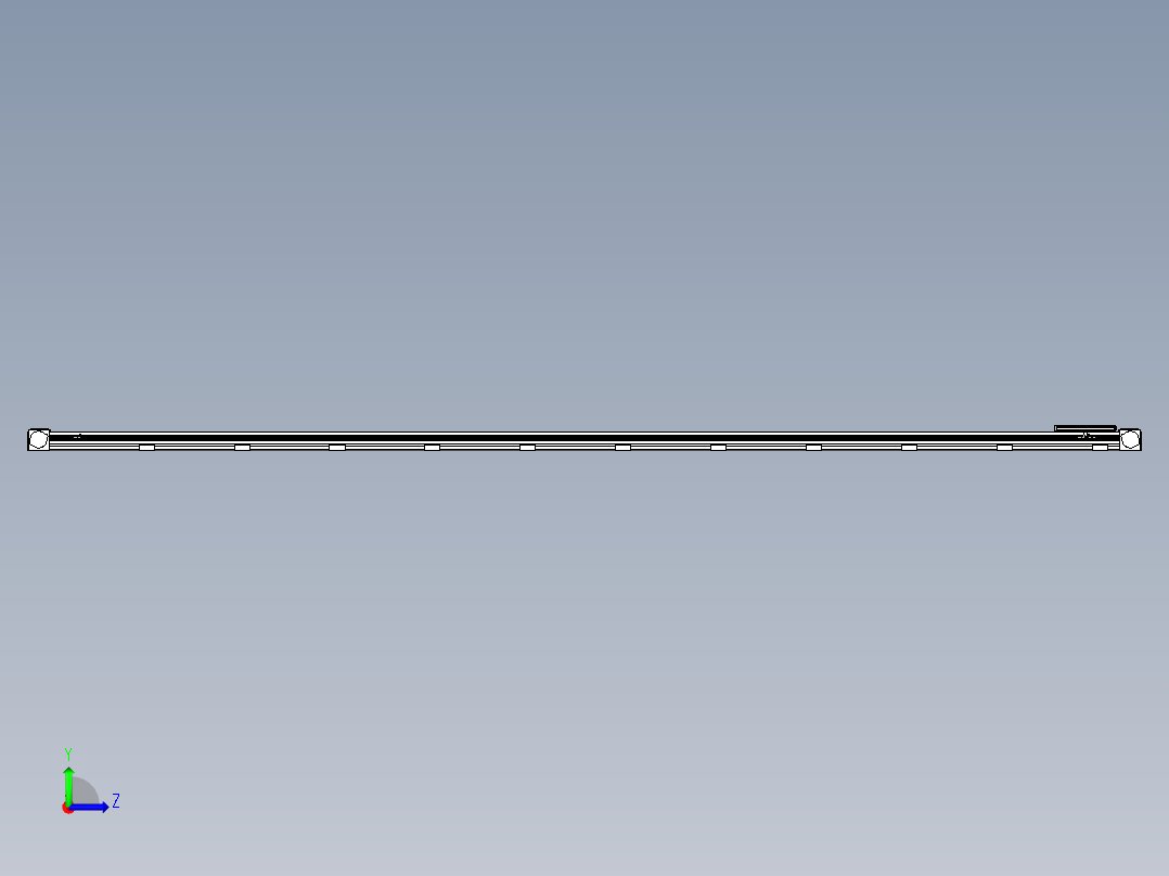 同步带滑台-欧规B8H-L176-S4200-L-ZP40-D3-N5左视图