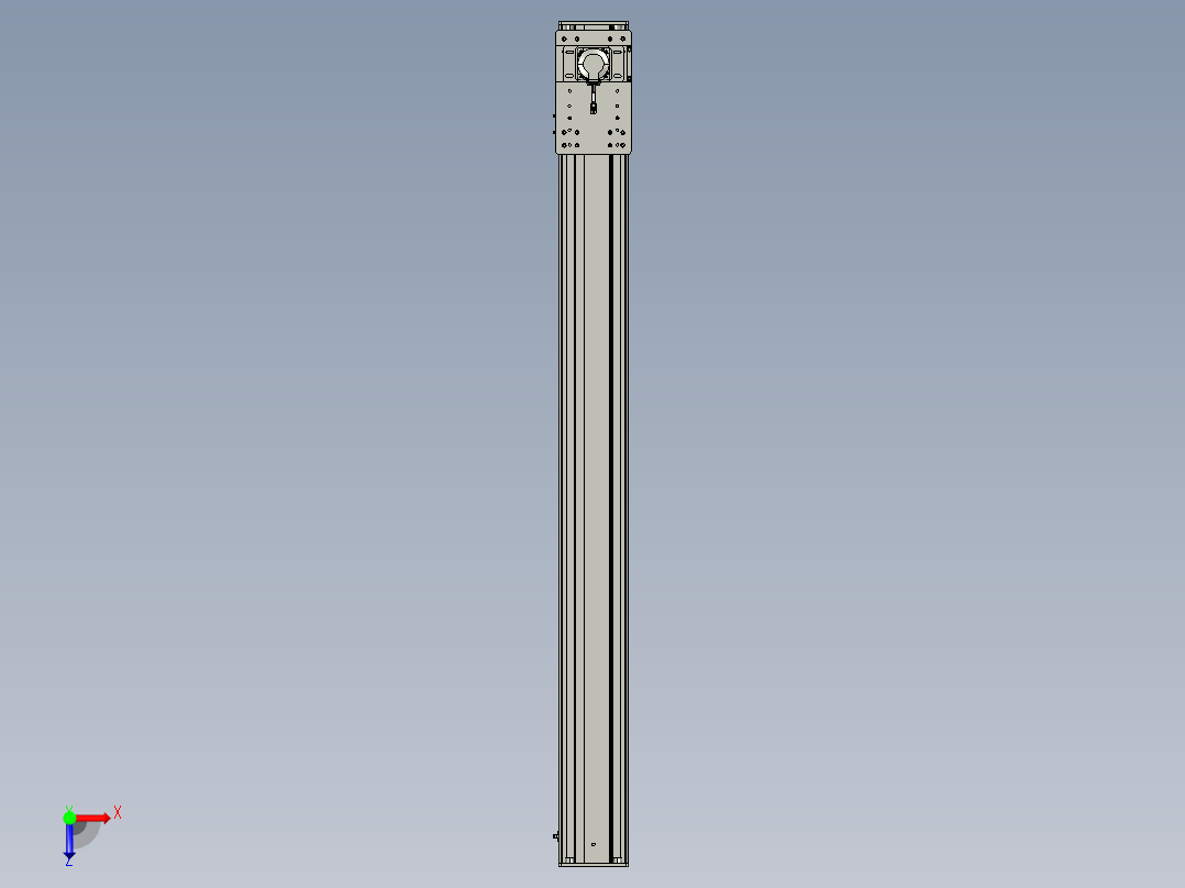 东锦齿条传动DH175G-L167-S1750-BU-减速机+750W俯视图