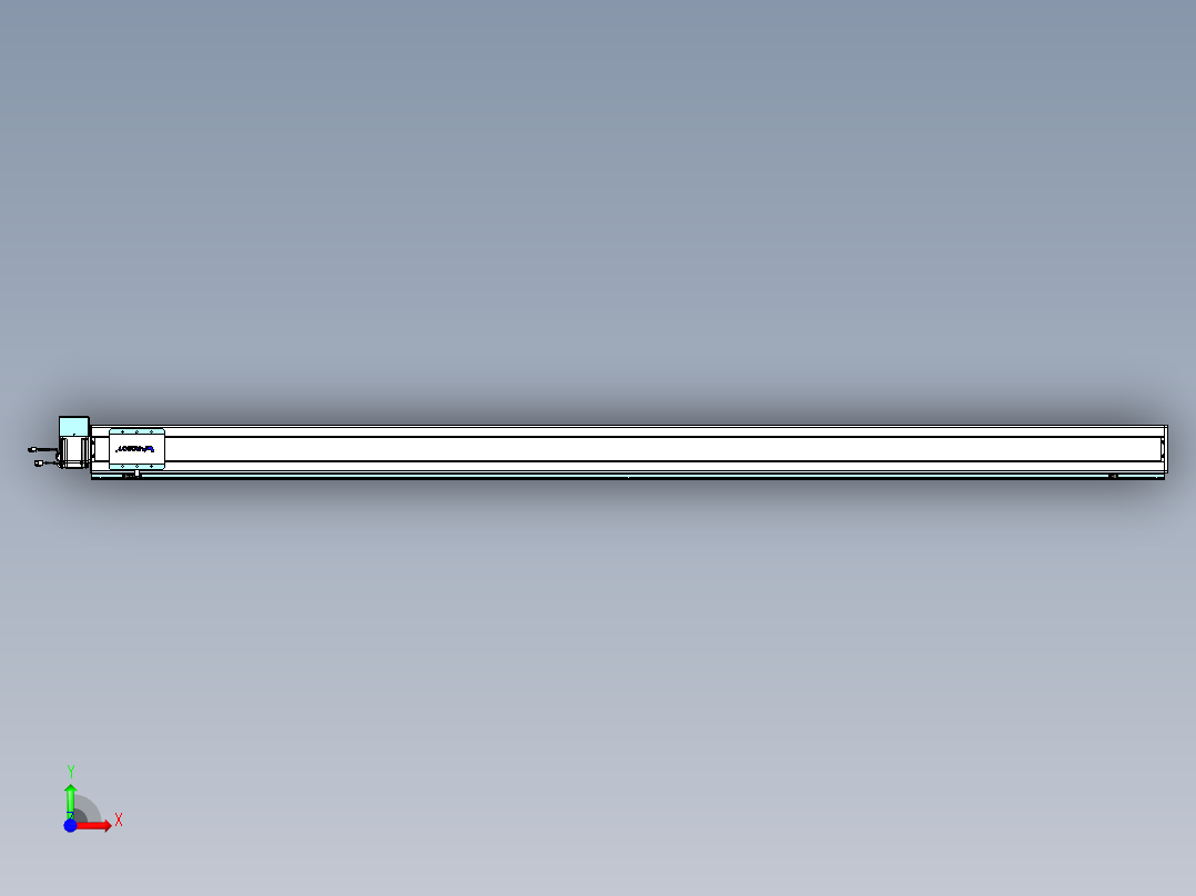 威洛博VBC同步带传动一无尘环境VBC14-L45-S2850-BRU-ZP75-C3前视图