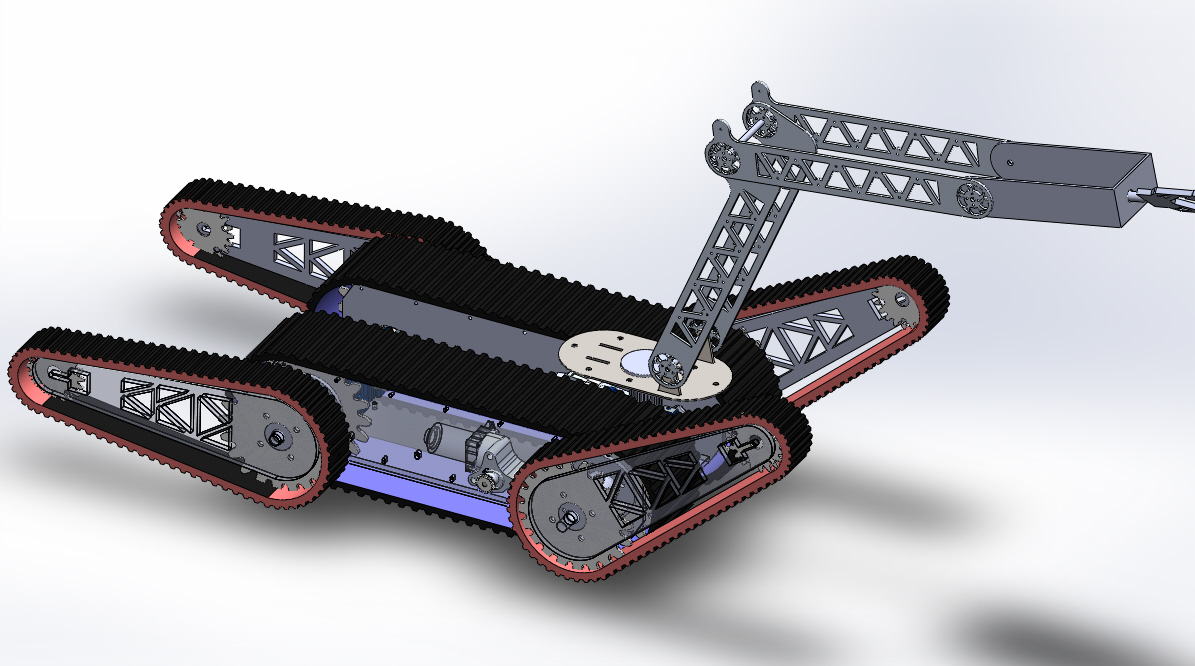 履带车救援机器人