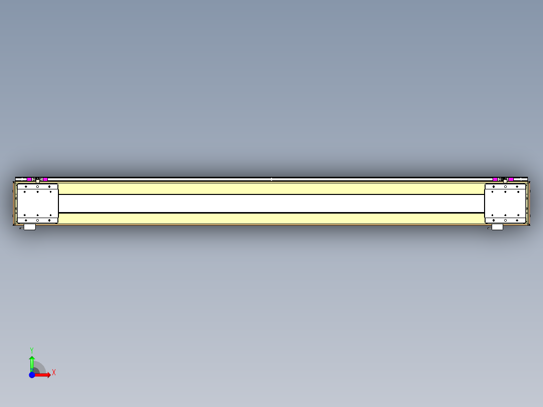 威洛博LC系列3d模型模组2LC17E1Y-S1600前视图