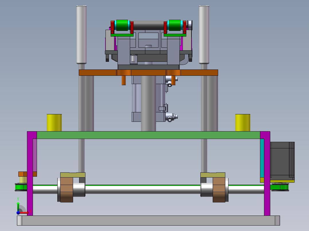 板材定位送料机sw18前视图