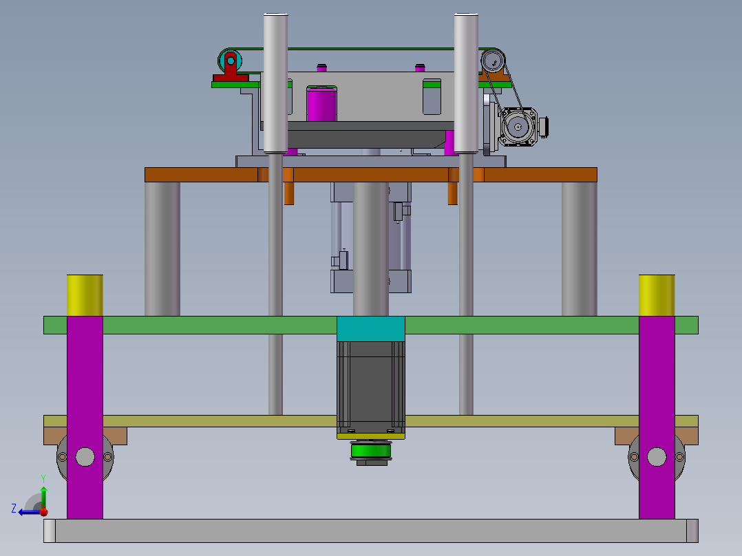 板材定位送料机sw18右视图