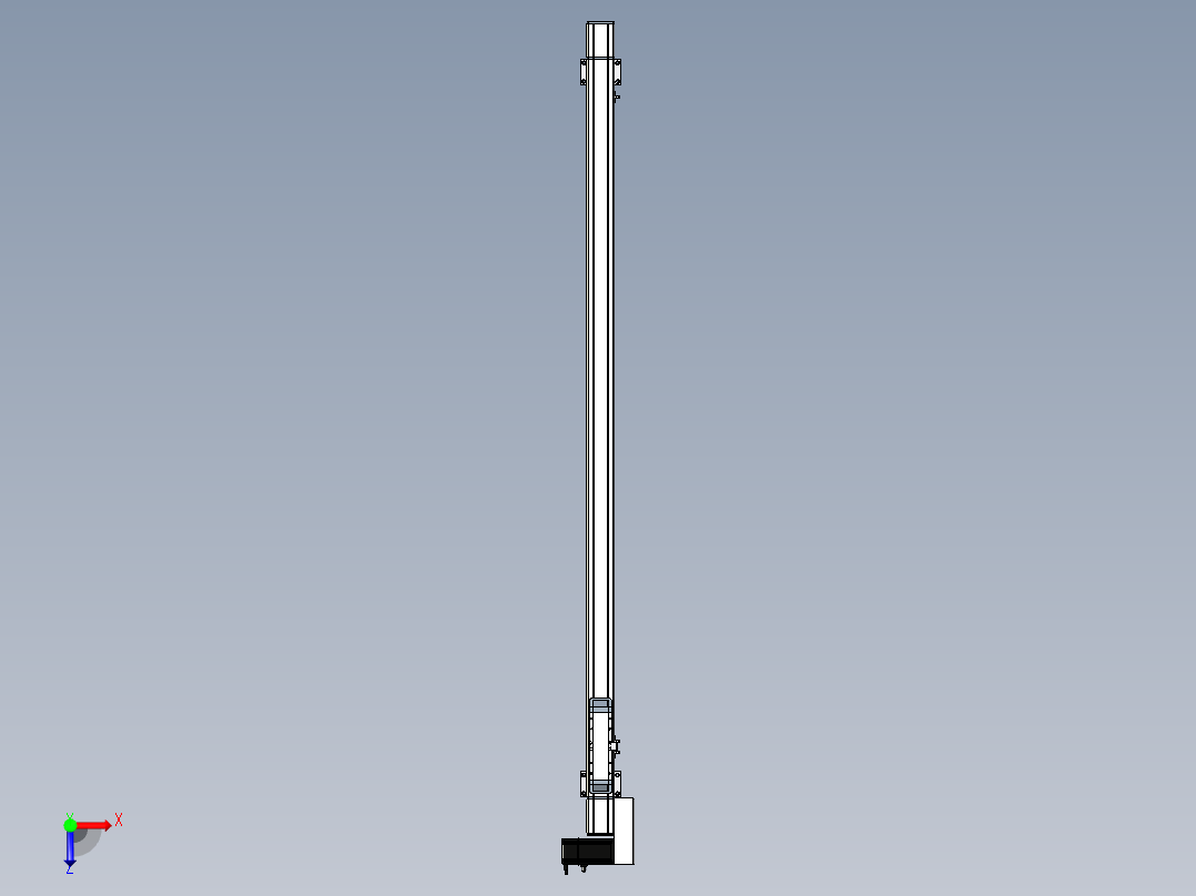 Toyo东佑达直线模组-M65-S-1500-R-M40-C4俯视图