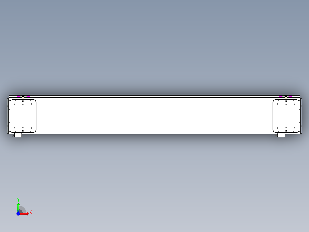 威洛博LC系列3d模型模组2LC22H1Y-S1400前视图