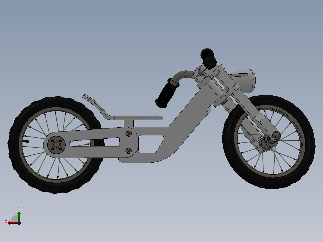 67---自行车改造的充电配件设计模型sw2010三维图纸模型设计图纸后视图
