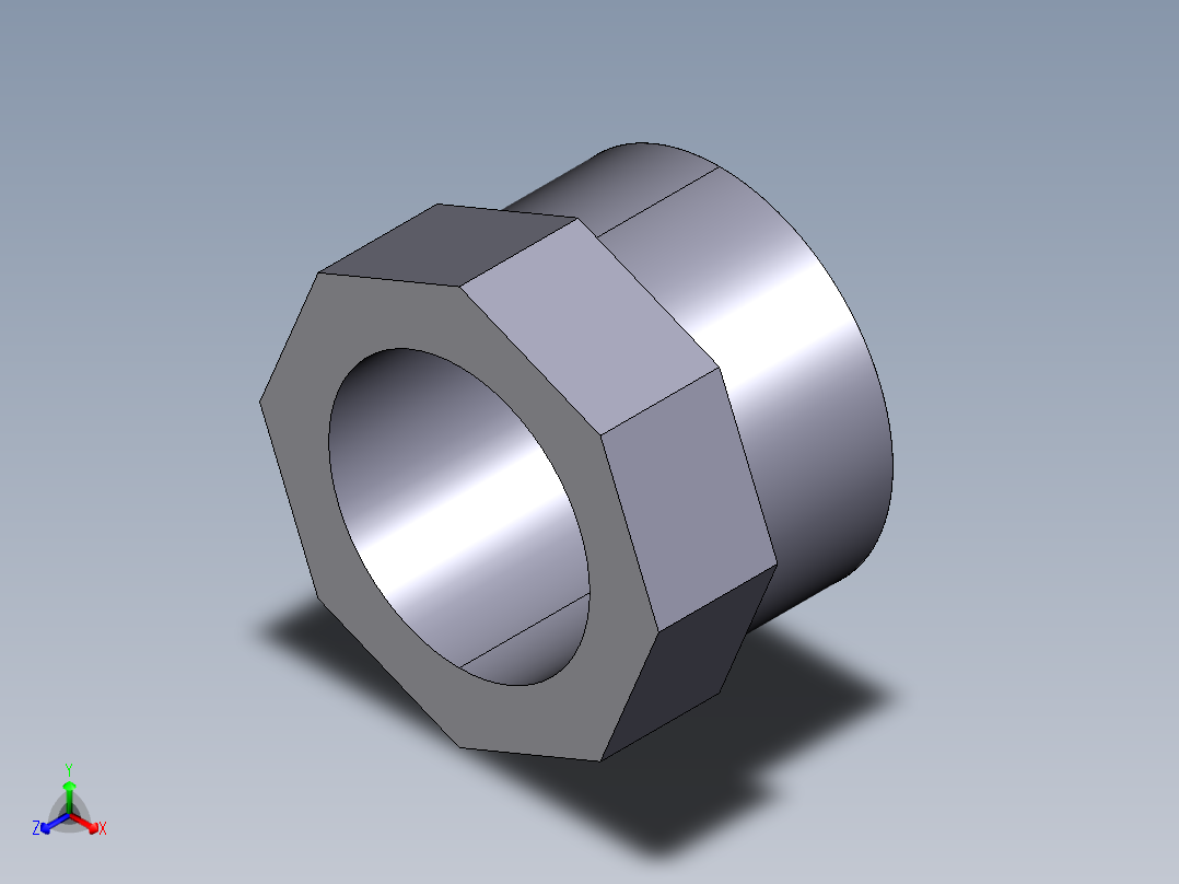 22RFV (B) 减速器与BSP的阳螺纹端（R）和BSP螺纹母端（R1降低）正等轴测图