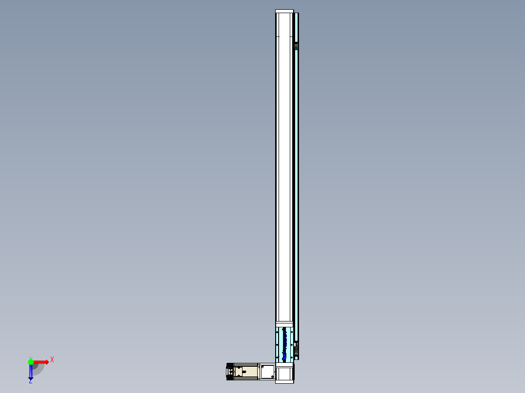 欧规系列-LB6A-L130-S1050-BR-ZP40-C3俯视图